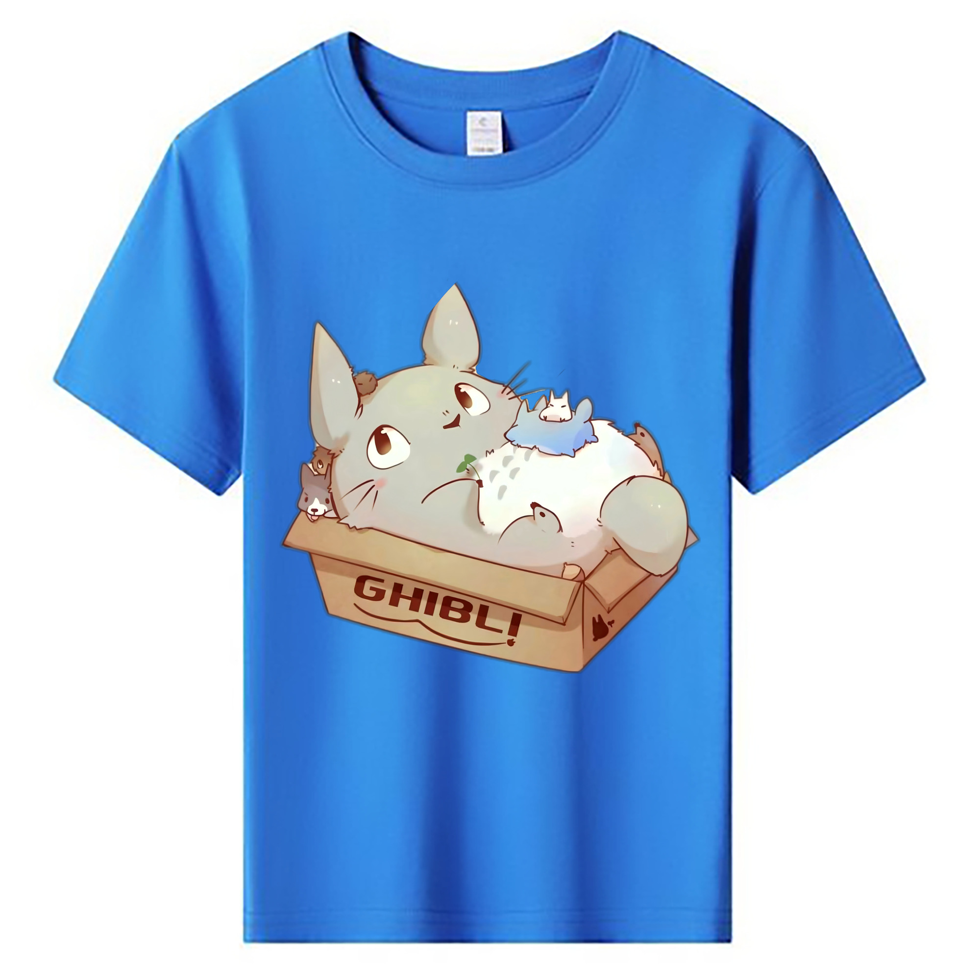 （画像用） となりのトトロ 草壁メイ 草壁サツキ My Neighbor Totoro Satsuki Kusakabe Mei Kusakabe 綿100％キッズTシャツ（フロントプリント）